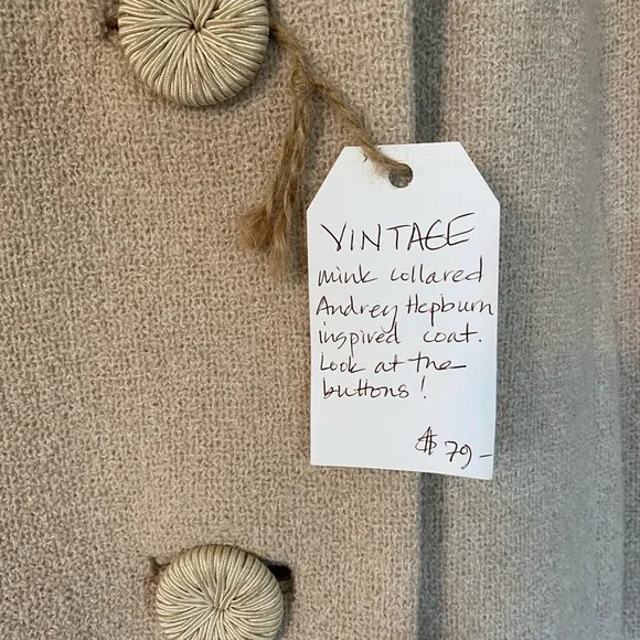 Vintage Mink Collared Coat - Picture 4 of 6